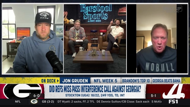 Jon Gruden's hot take on ending instant replay for pass interference