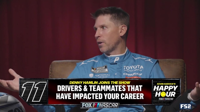 Denny Hamlin credits legendary teammates for his career longevity