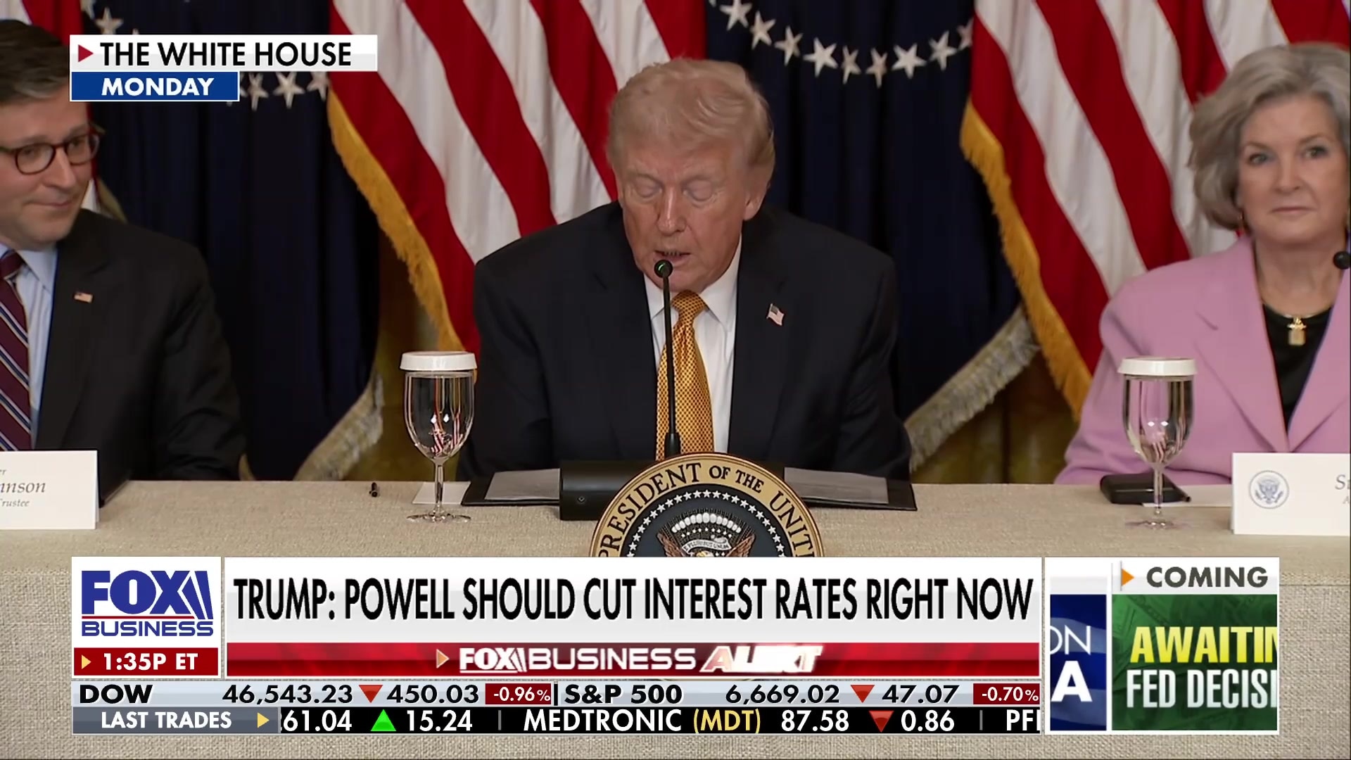 Donald Trump criticizes Jerome Powell on interest rates
