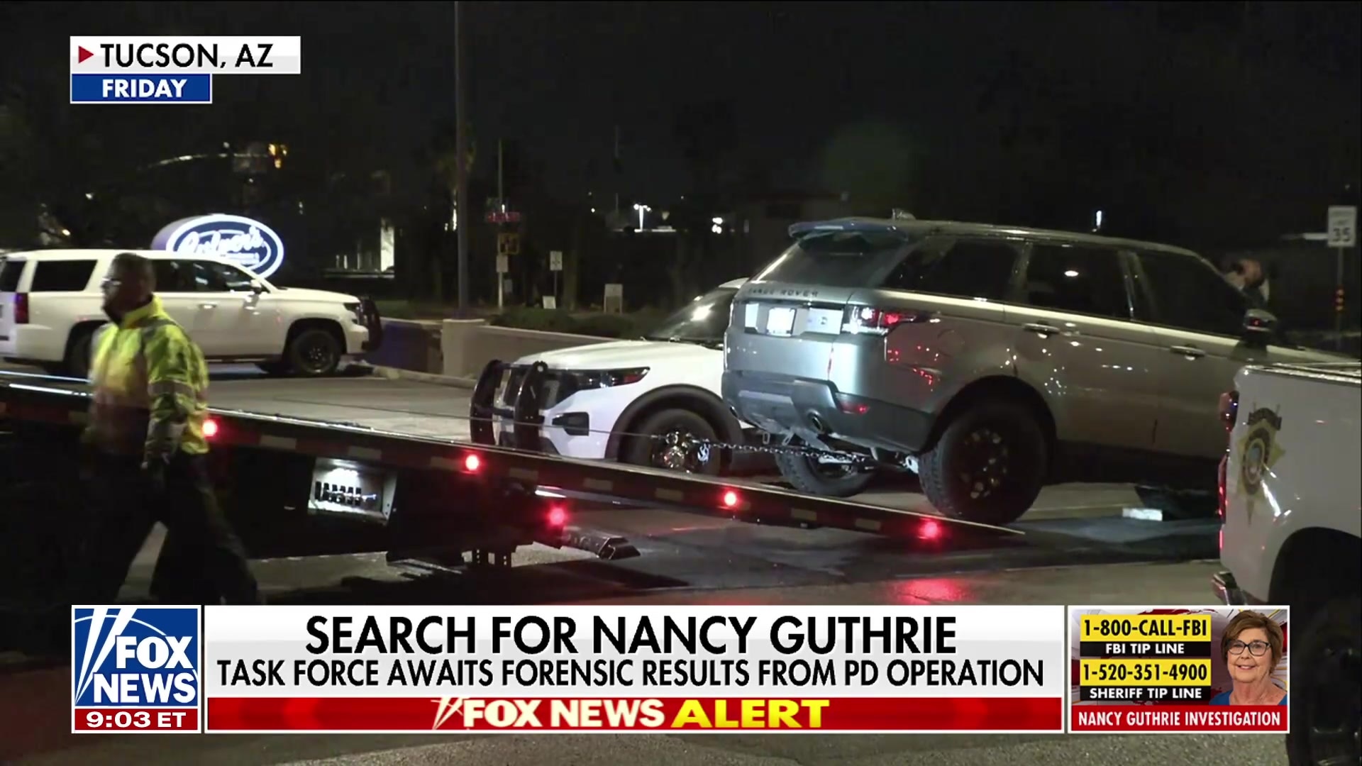 Forensic expert explains impounding of Nancy Guthrie's Range Rover