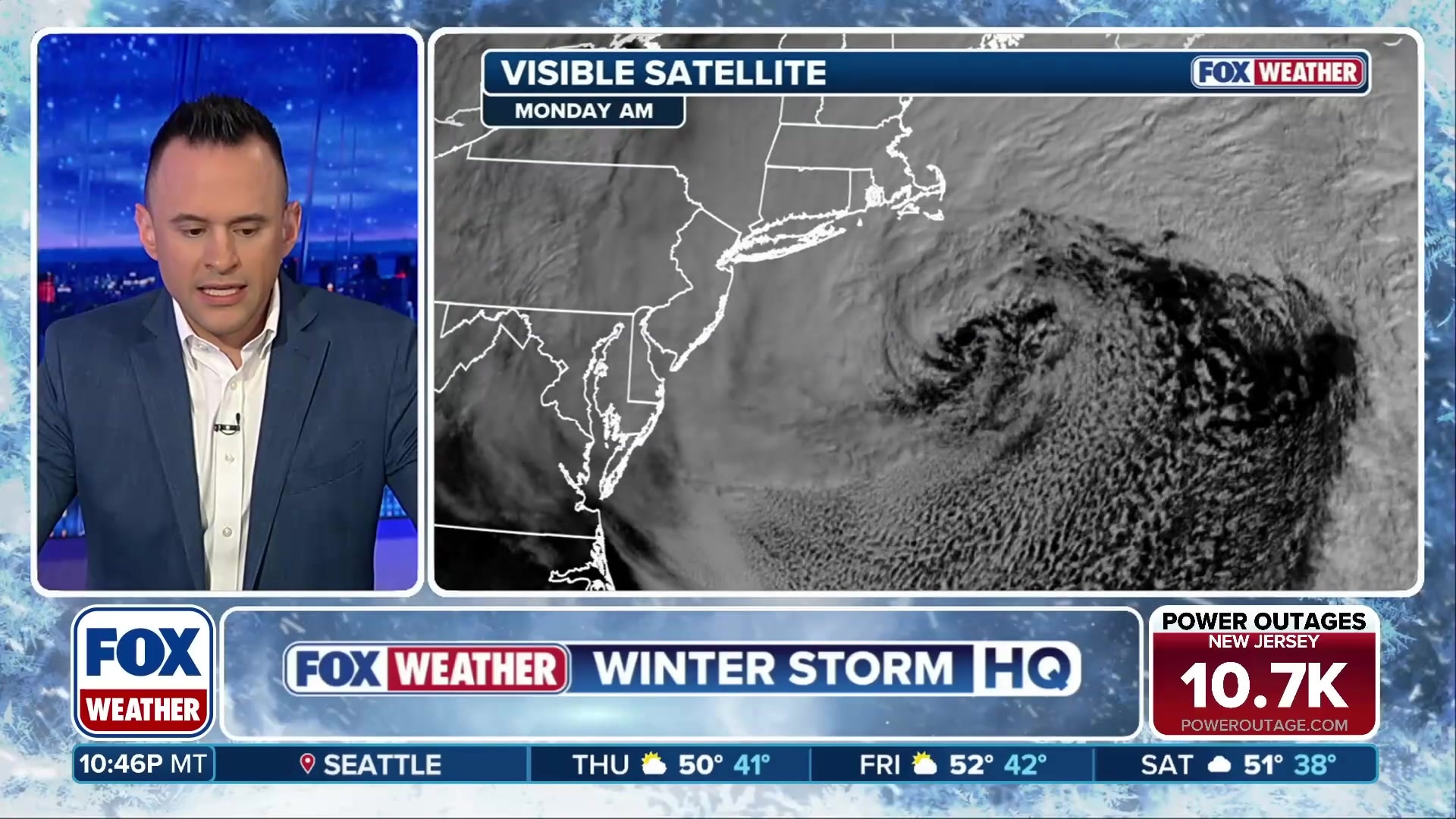 Satellite captures 'bombing' nor'easter over Northeast US