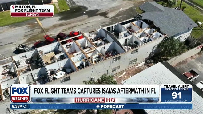 Hurricane Isaias leaves path of destruction across the Southeast