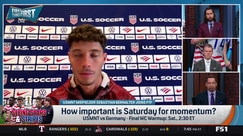 Sebastian Berhalter on Germany match and learning opportunities