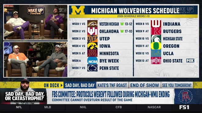 FBS committee admits error in controversial Michigan-Western Michigan finish