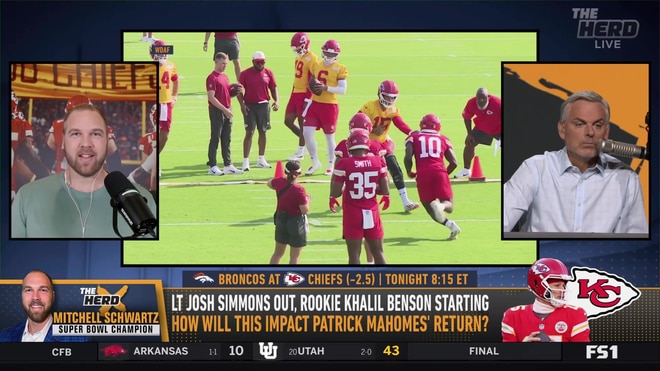 The challenge facing the Chiefs with a rookie starting tackle