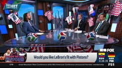 LeBron James as a 'final piece' to win a championship