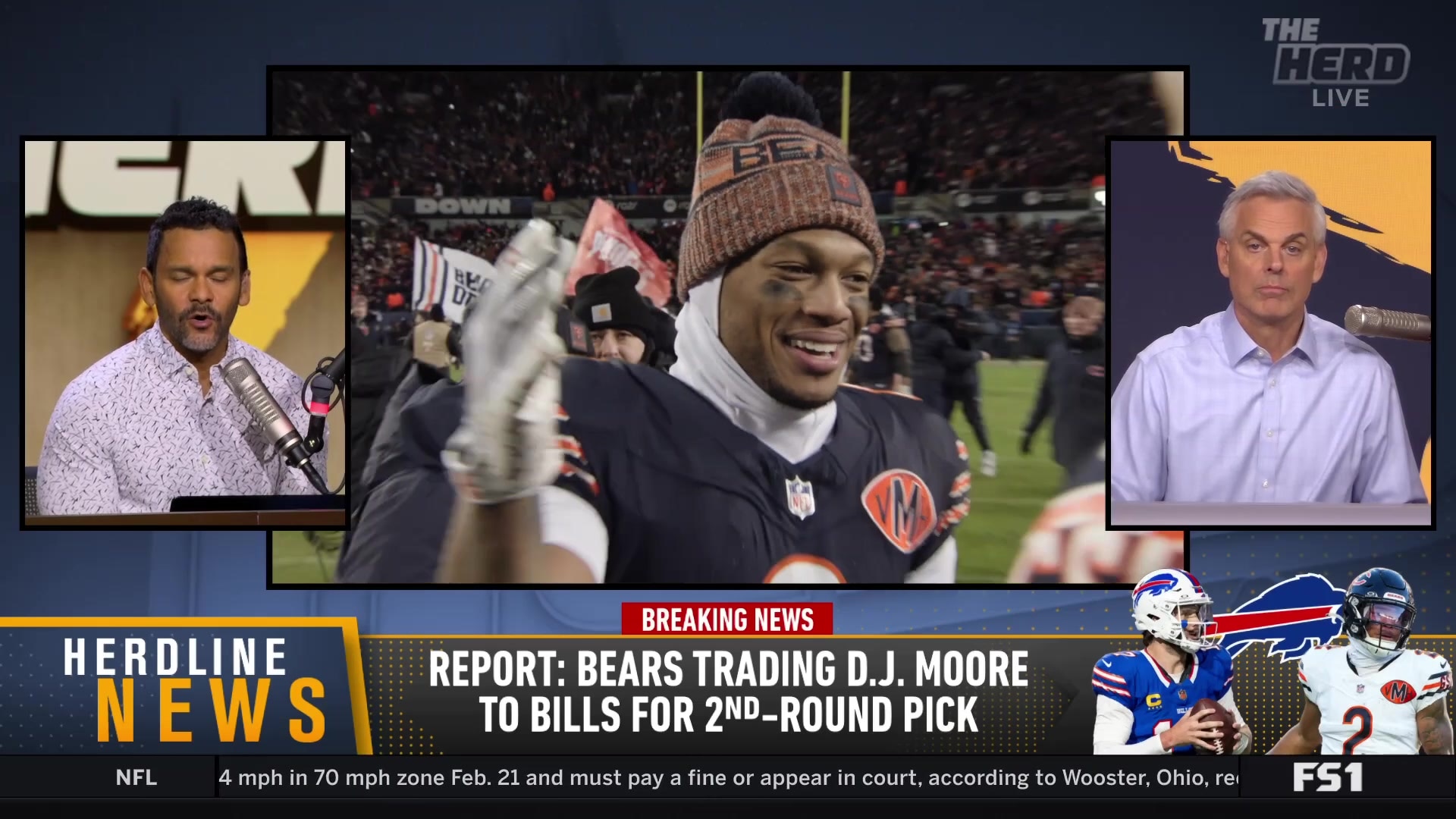 Jason McIntyre and Colin Cowherd debate the Buffalo Bills' aggressive DJ Moore trade