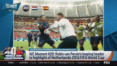 Robin van Persie's iconic 'Flying Dutchman' header at 2014 World Cup