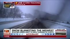 Fox Weather Storm Tracker reports on hazardous Michigan road conditions