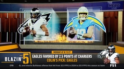 Colin Cowherd picks Eagles (-2.5) to win against Chargers