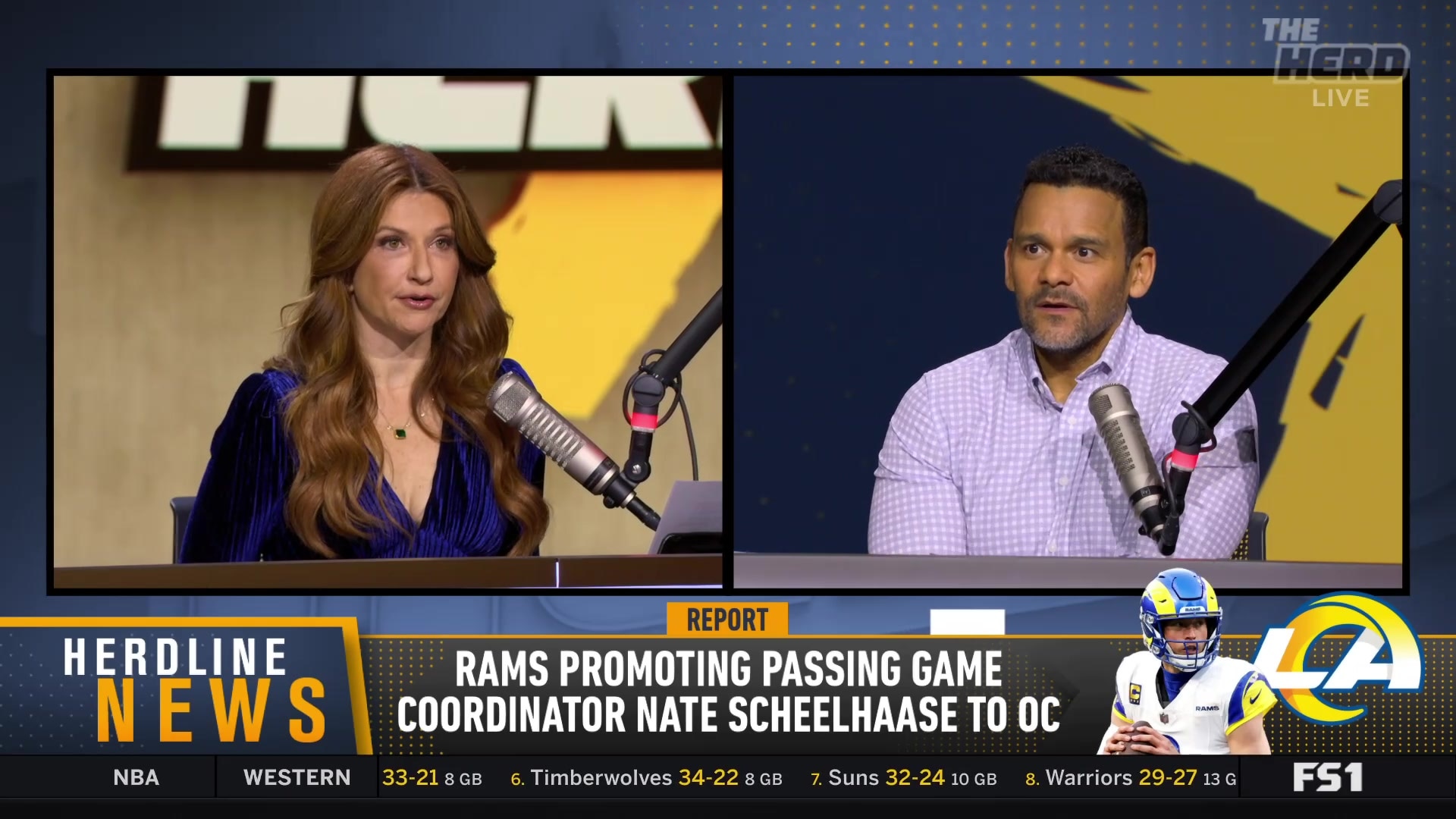 Rachel Nichols discusses Nate Scheelhaase's promotion and NFL's offensive coordinator diversity