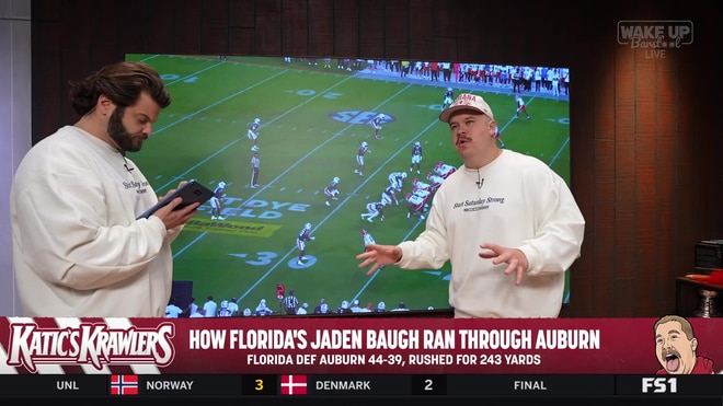 Breaking down Jaden Baugh's outside zone execution for Florida