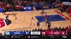 Anthony Robinson throws down an impressive dunk for Xavier