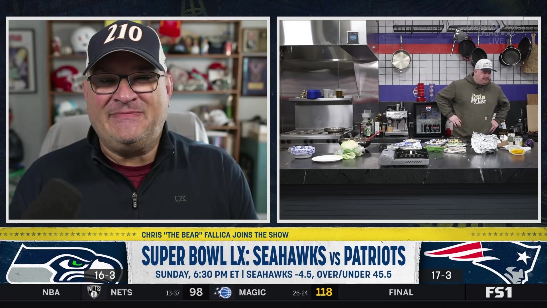 Chris "The Bear" Fallica's favorite prop bets for Super Bowl LX and overall excitement level