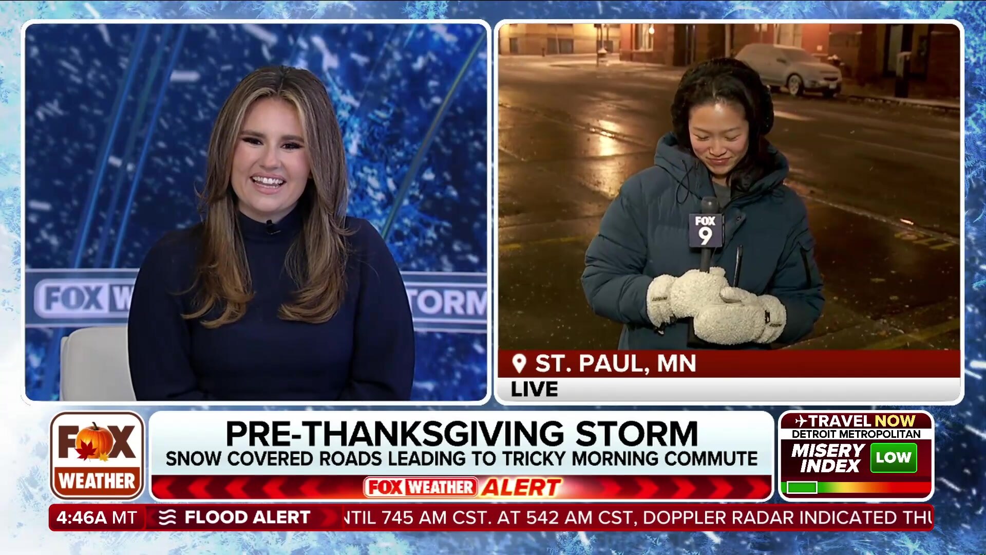 St. Paul reporter details pre-Thanksgiving snow conditions
