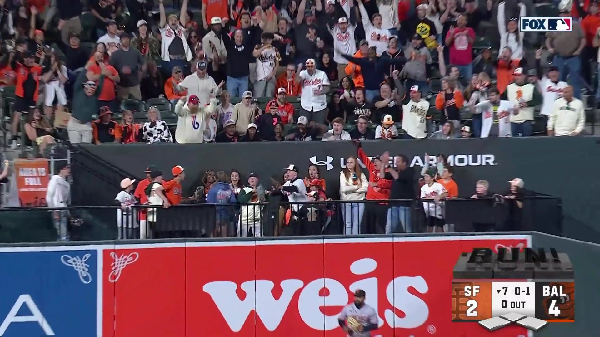 Jeremiah Jackson smashes a home run to left field