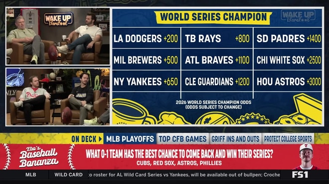 Which 0-1 MLB team has the best chance to bounce back in the playoffs?