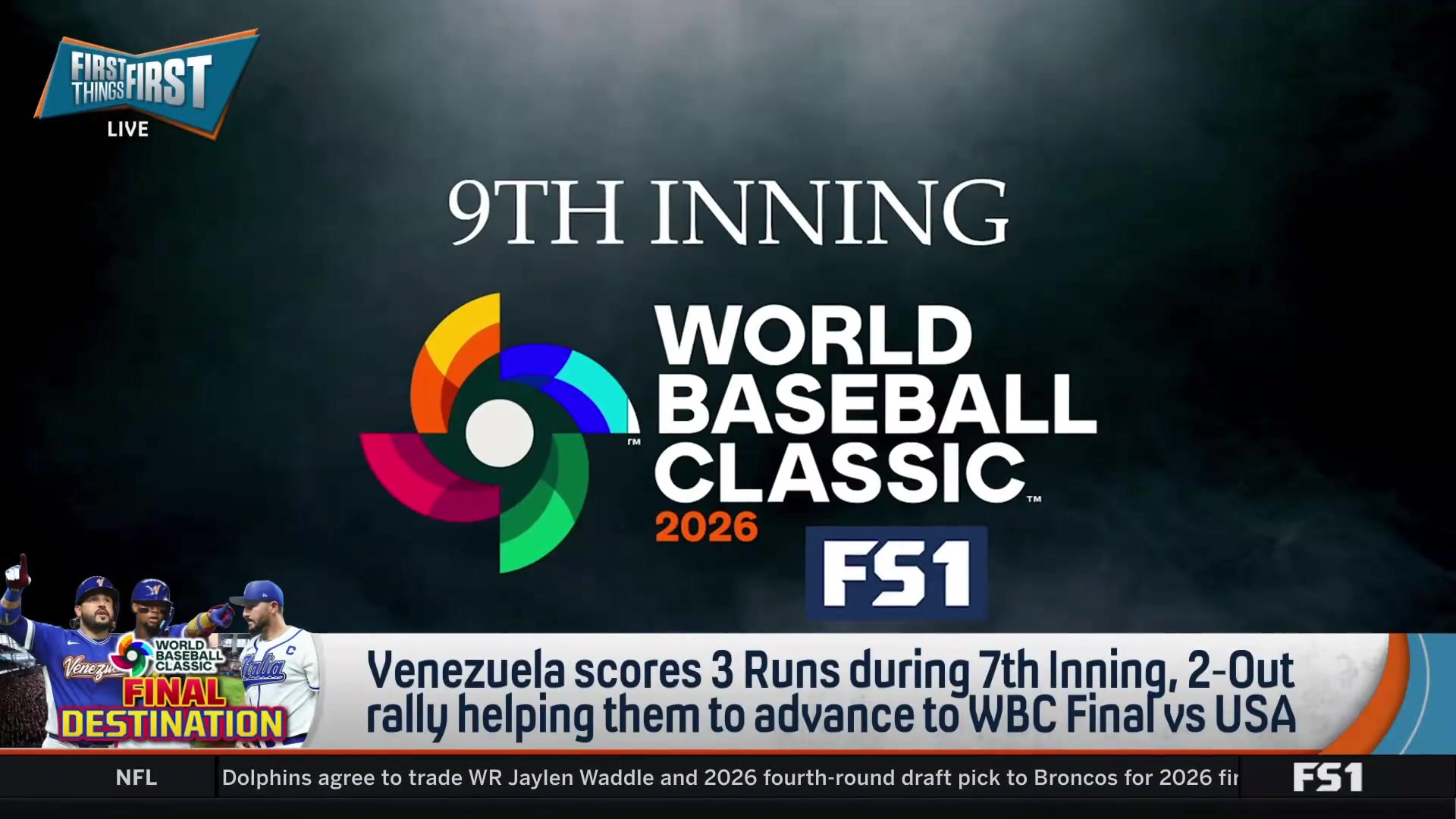 Venezuela advances to World Baseball Classic Final