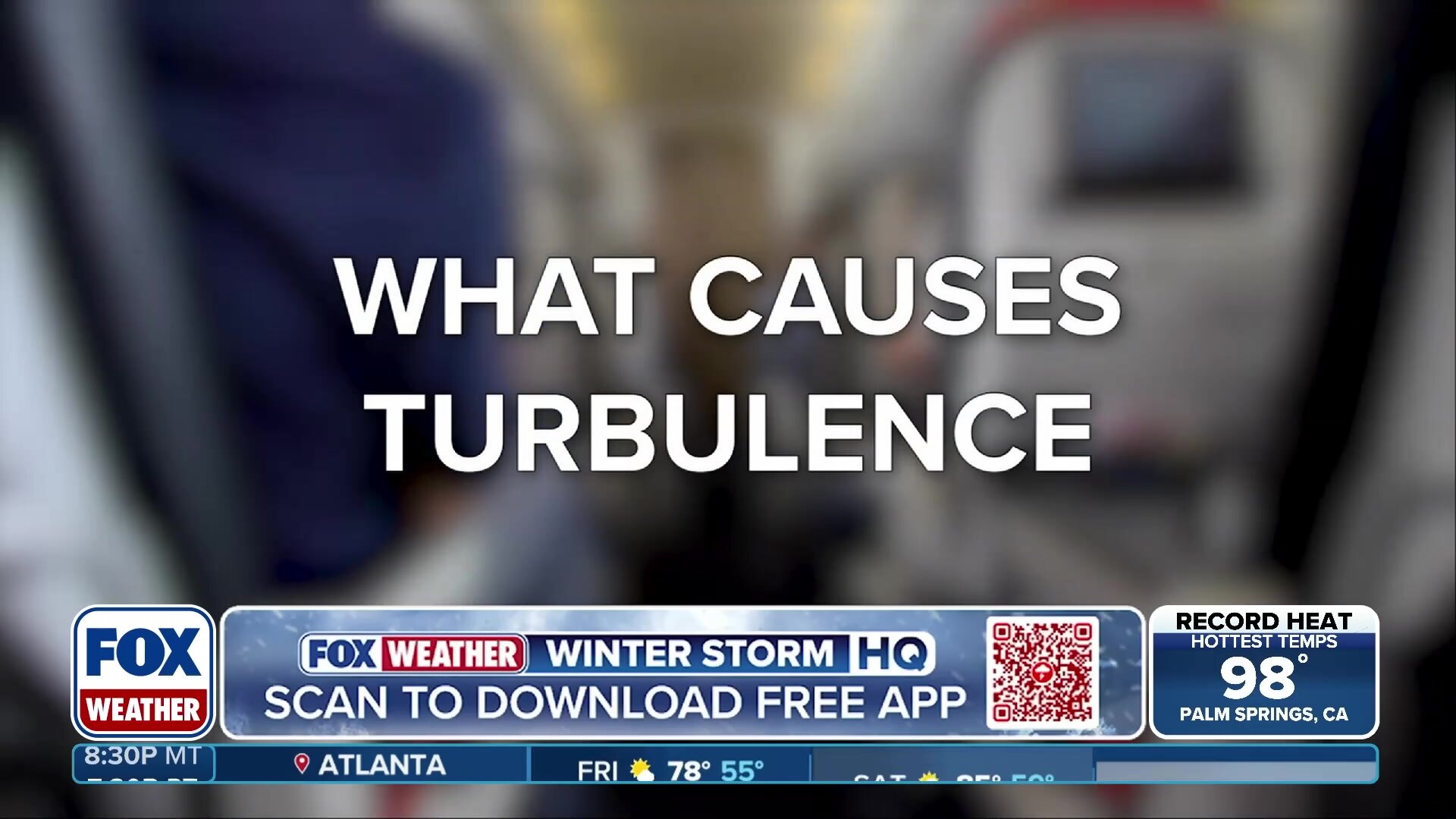 What causes airplane turbulence?