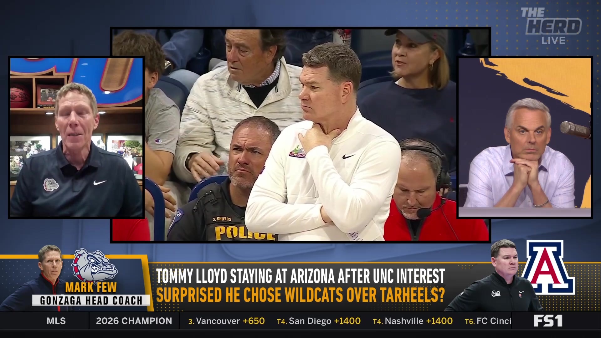 Mark Few on the emotional impact of Coach Tommy Lloyd leaving for Arizona