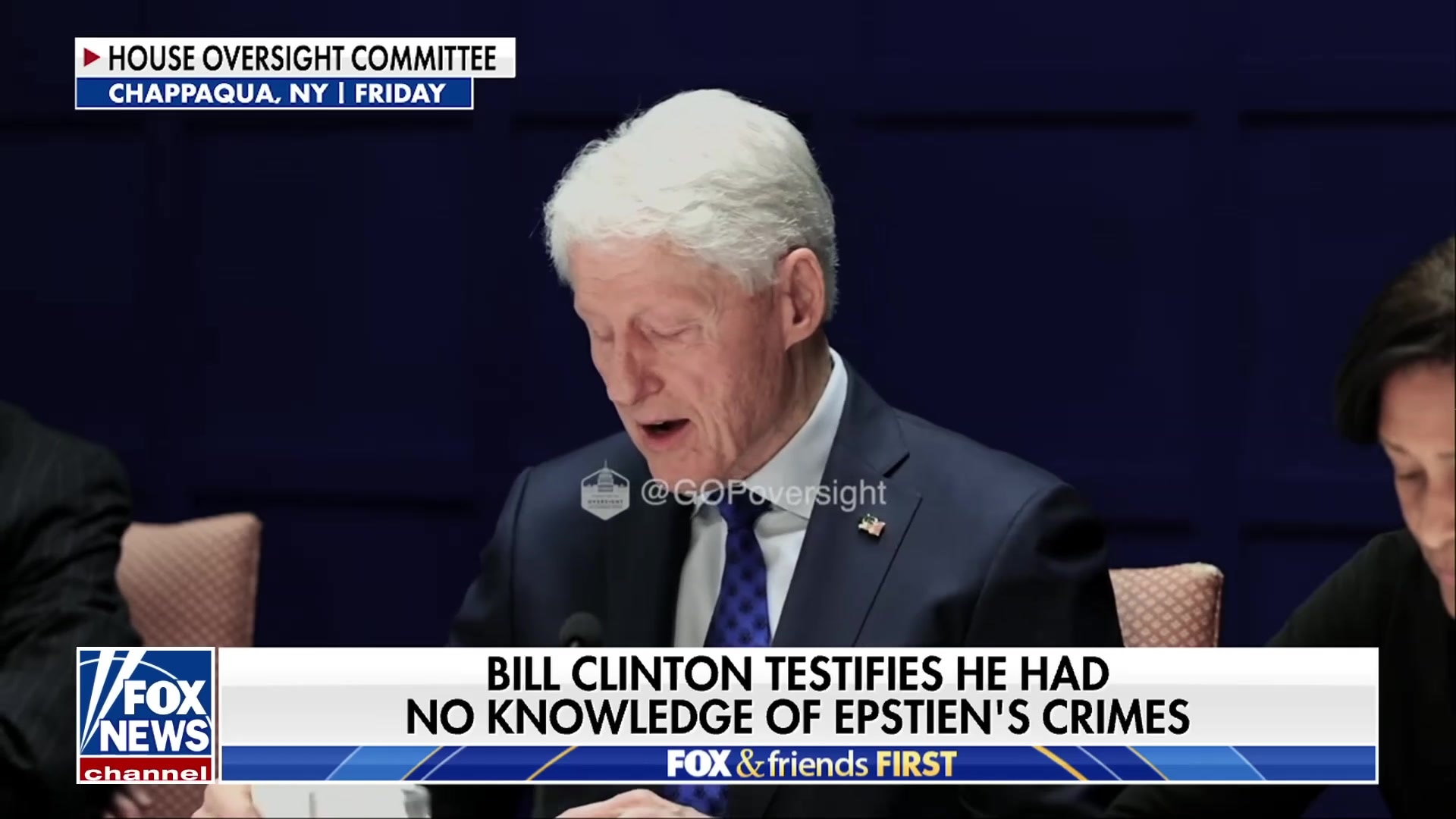 Bill Clinton denies knowledge of Epstein's crimes and flying to his island