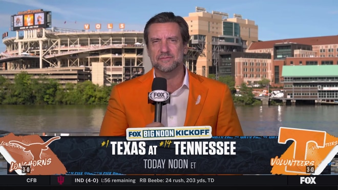 Clay Travis previews No. 1 Texas vs. No. 14 Tennessee in Knoxville