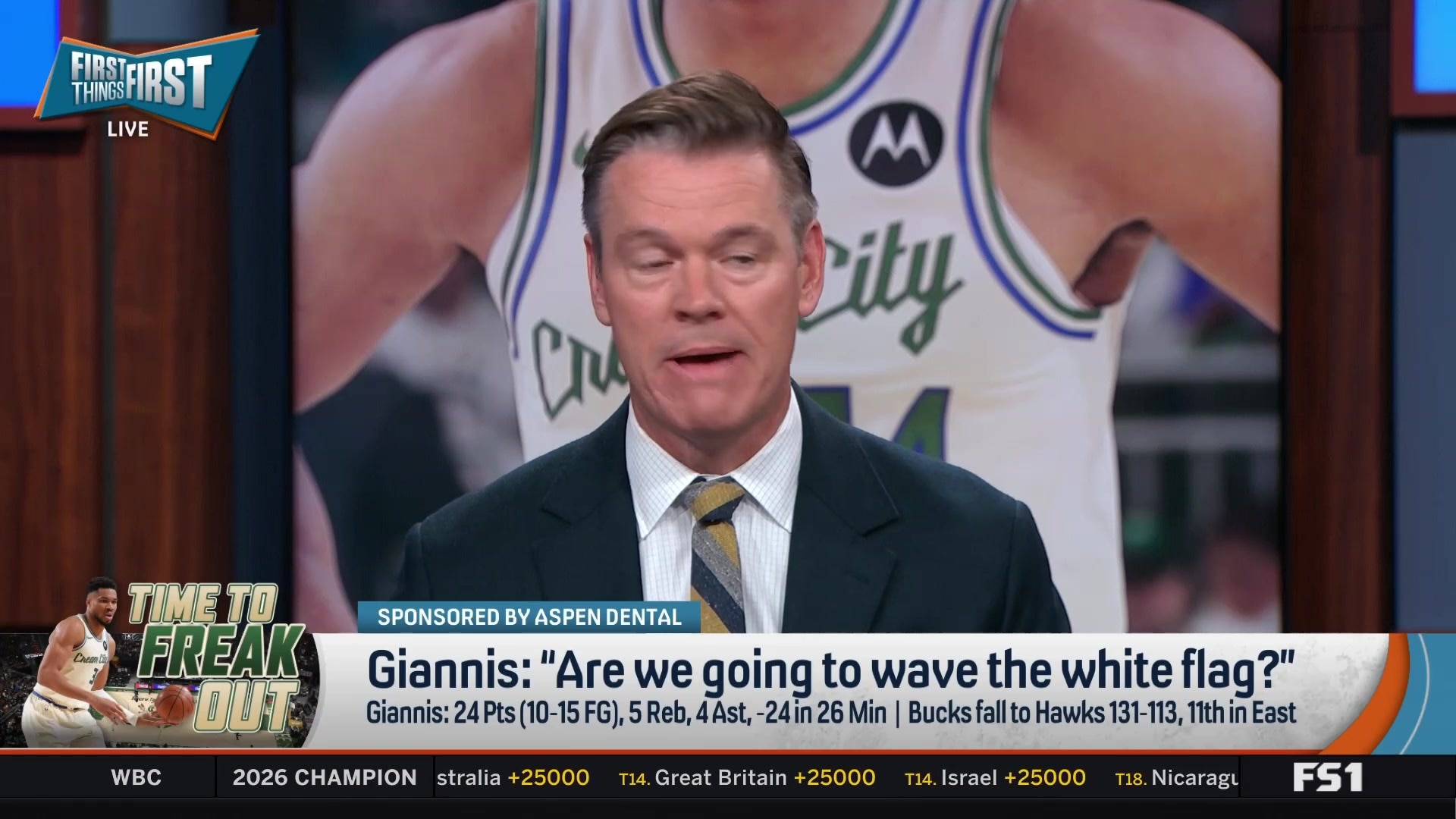Nick Wright debates Giannis's comments on Bucks' effort