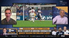 Colin Cowherd breaks down England's defensive error against Messi's Argentina