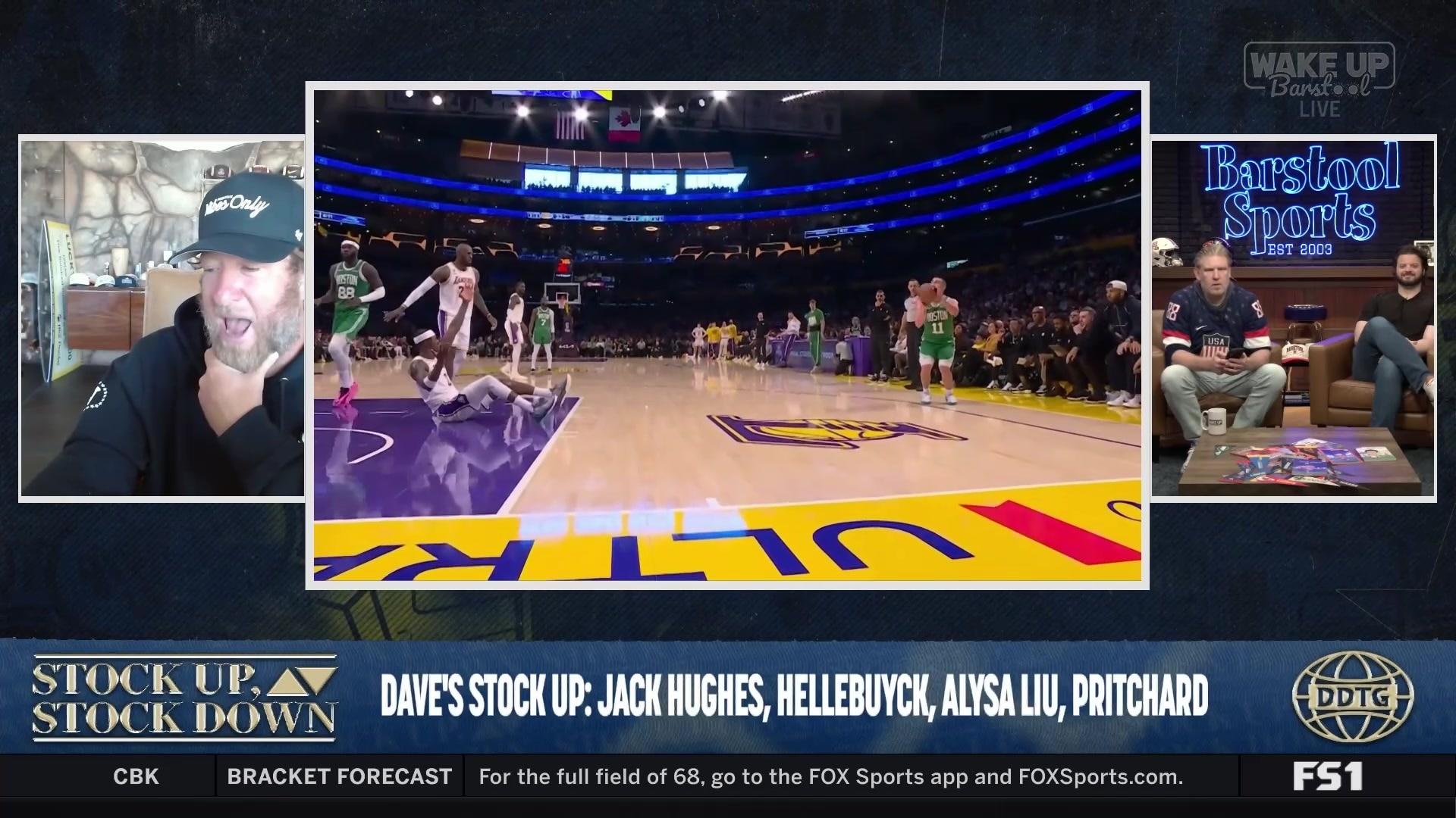 Dave Portnoy's 'Stock Down' on Eileen Gu, LeBron James, and Canadian whining