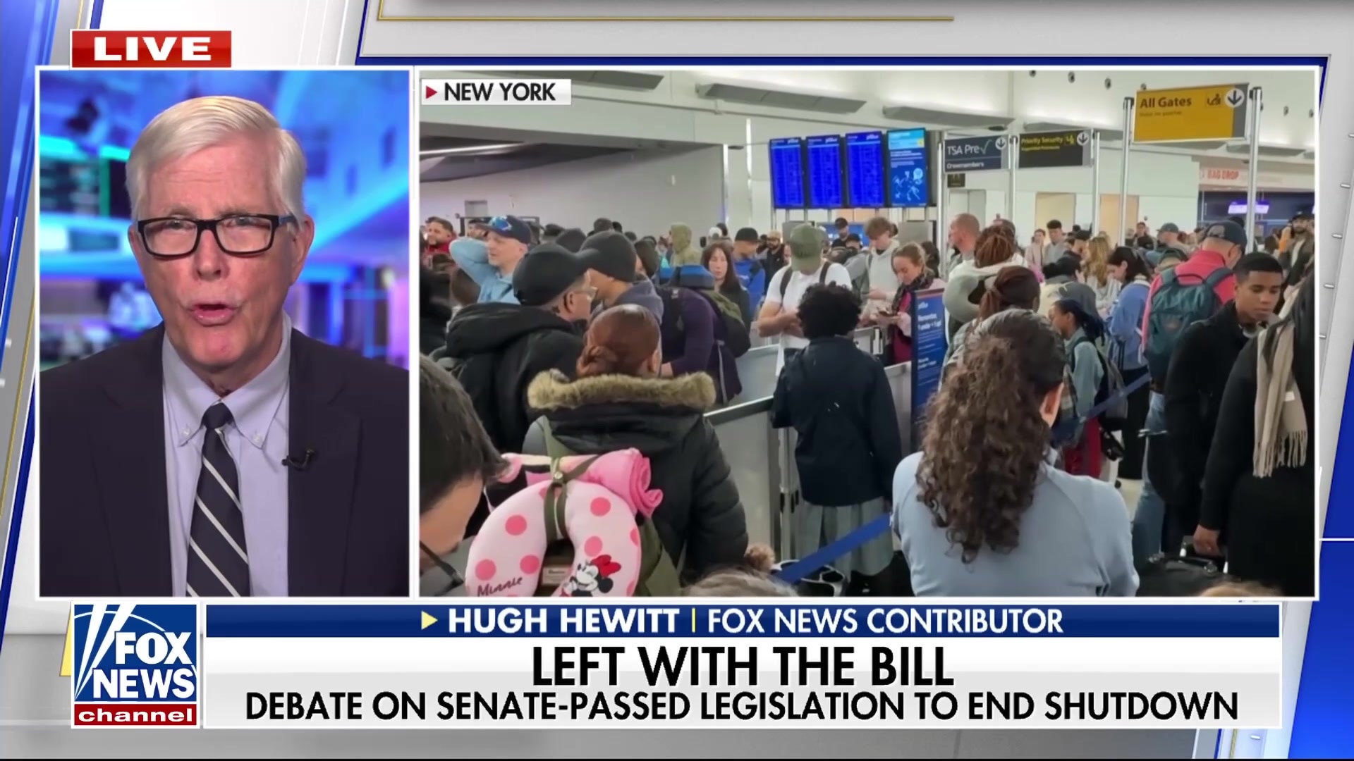 Hugh Hewitt slams Democrats for shutdown, urges Republicans to pass Senate bill