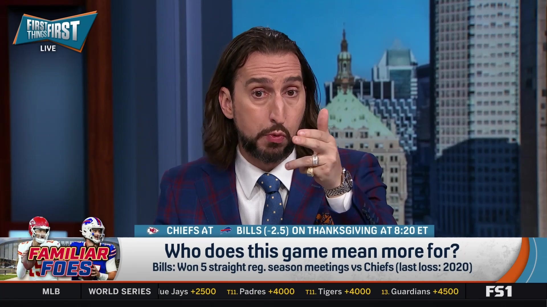 Thanksgiving Showdown: Bills need win more against Chiefs