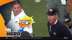 Colin Cowherd describes Jim Harbaugh's physical coaching philosophy