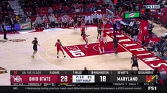 Andre Mills throws down a two-handed dunk