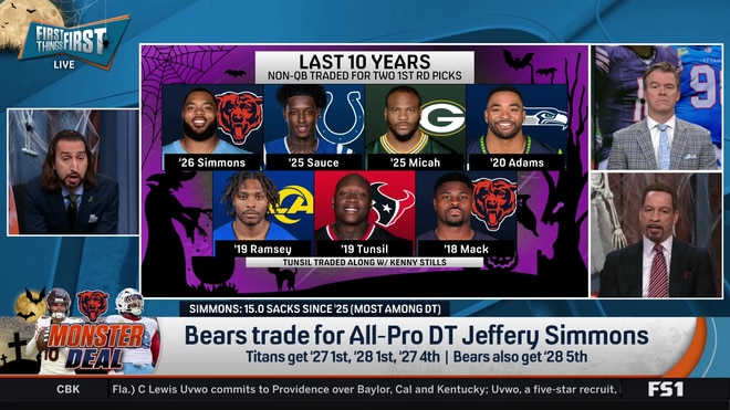 Why the Bears' trade for Jeffery Simmons is a risky gamble