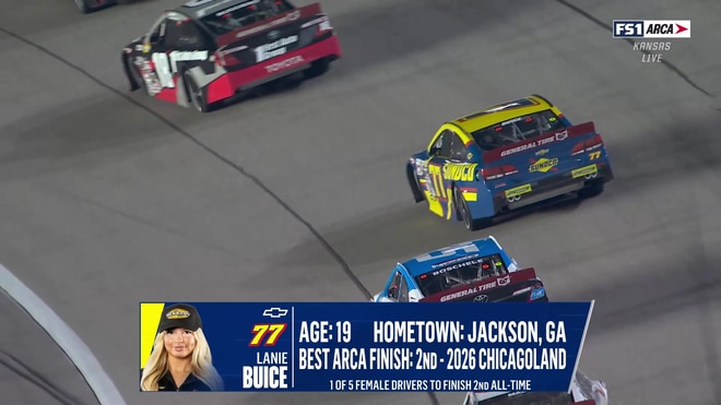 Laney Buice shows strong pace and full-time potential at Kansas Speedway