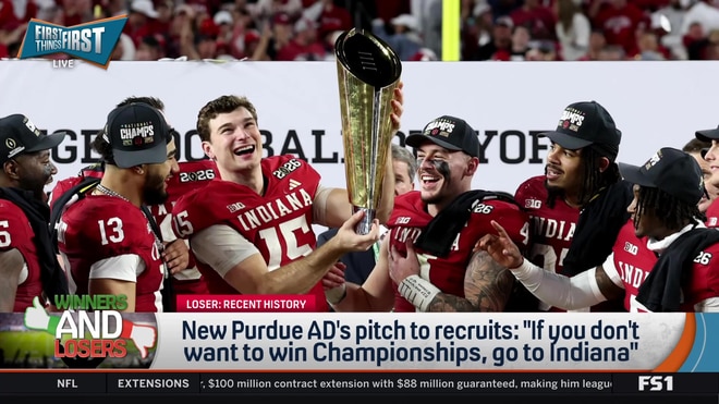 Purdue athletic director's jab at Indiana backfires on First Things First