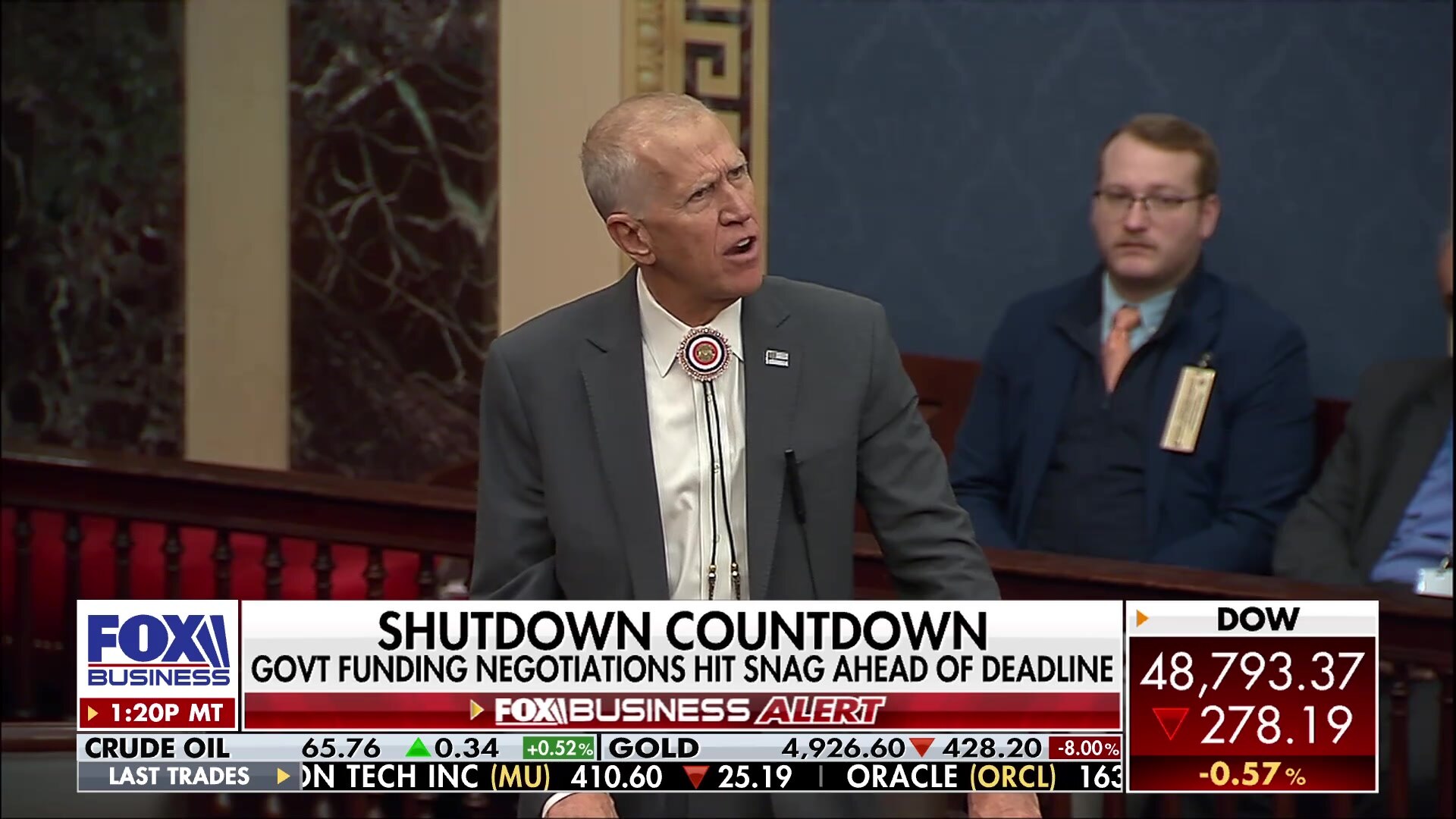 Senator Thom Tillis on responsibility for government shutdown