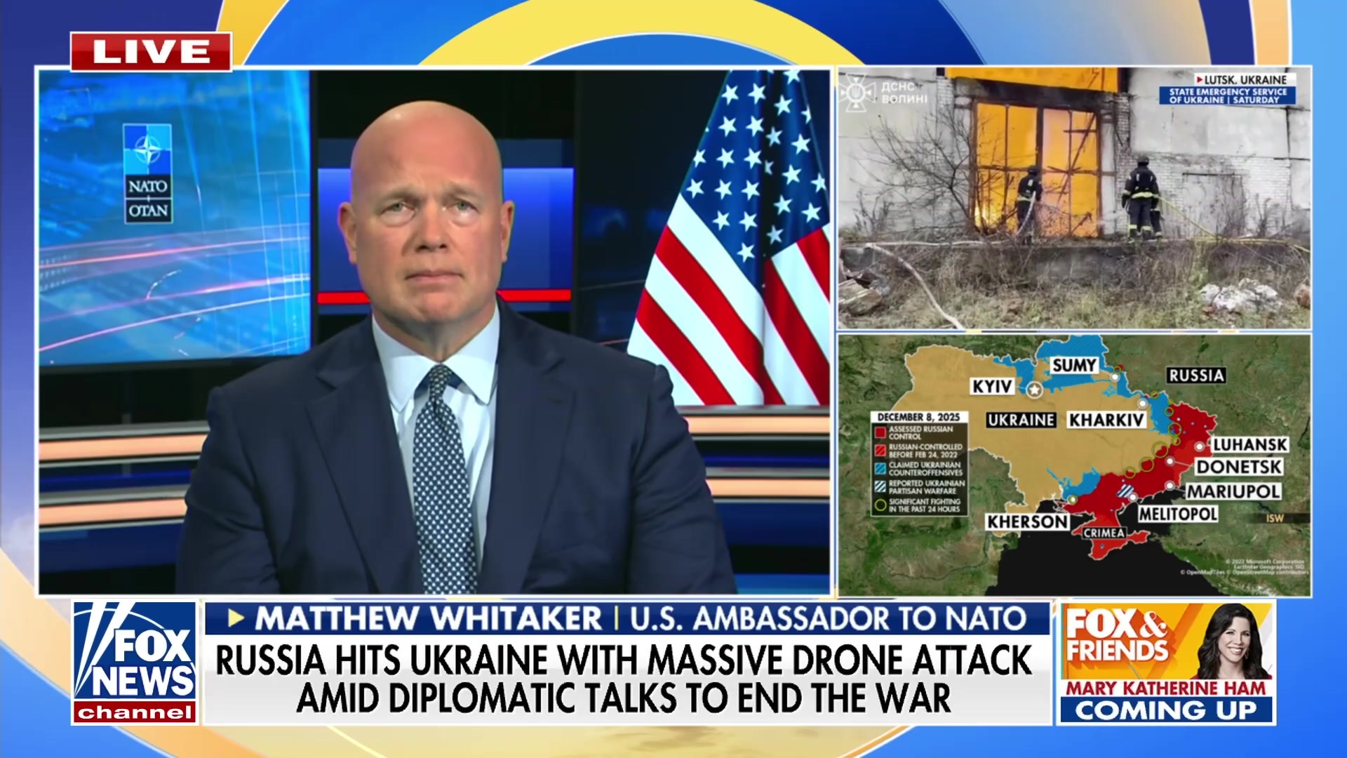 US Ambassador to NATO argues why US involvement in Ukraine peace is critical