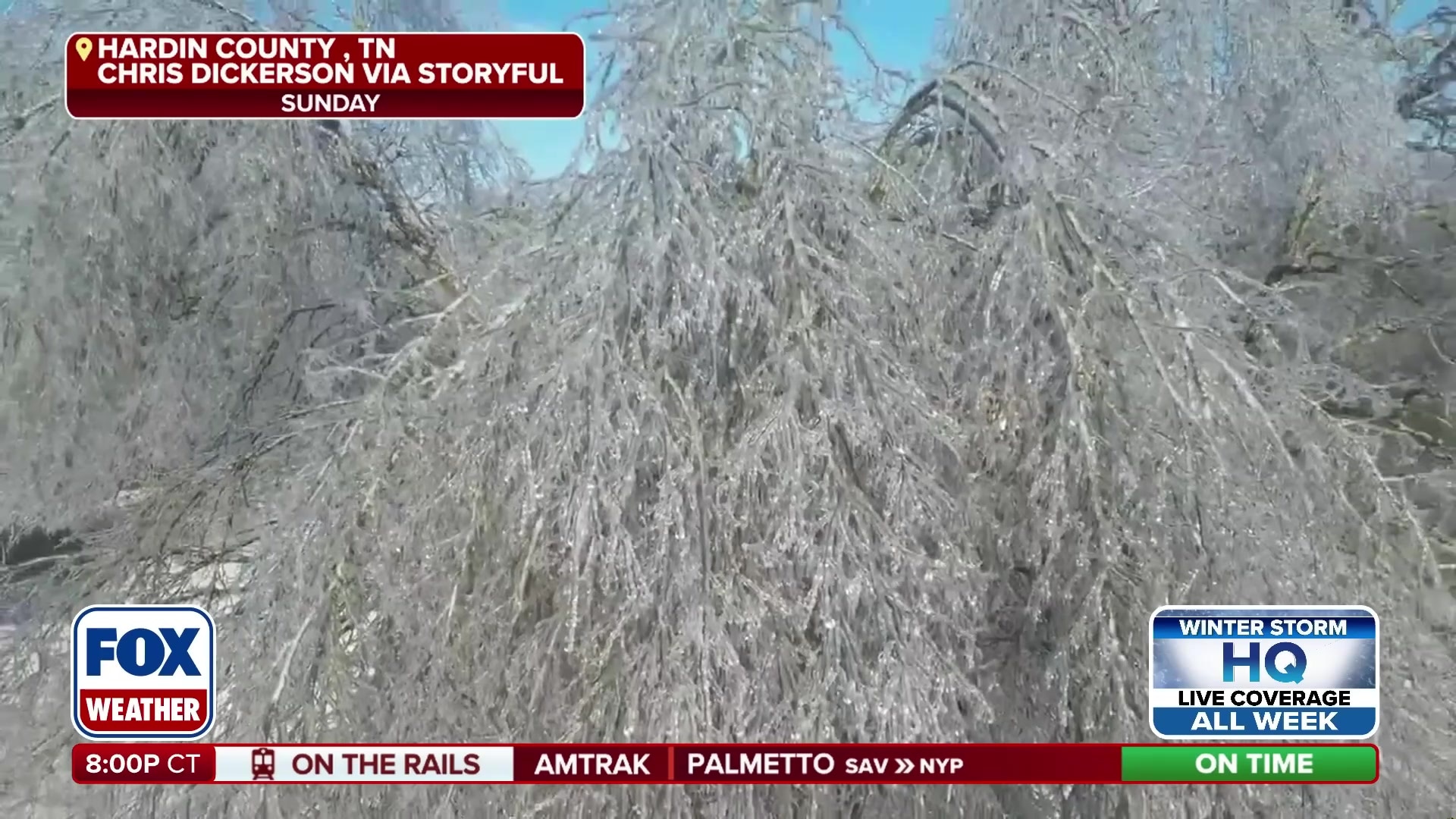 Devastating ice storm causes widespread damage across the South