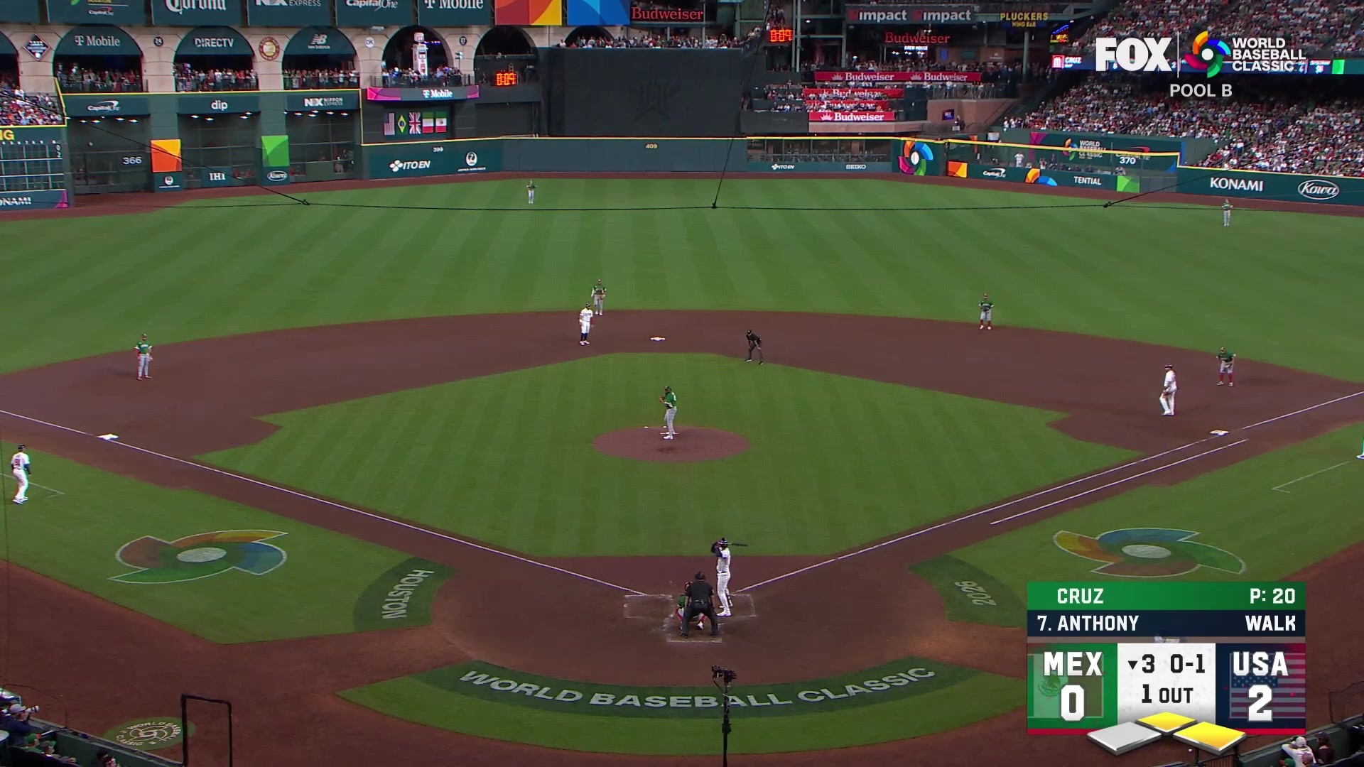 Roman Anthony launches a 3-run home run for USA