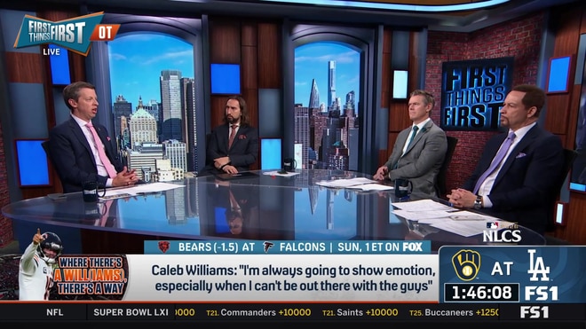 Analysts react to Caleb Williams defending his emotional leadership style