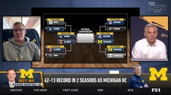 Michigan HC Dusty May assesses Arizona's talent ahead of Final Four matchup