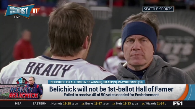 Tom Brady reacts to Bill Belichick's Hall of Fame snub