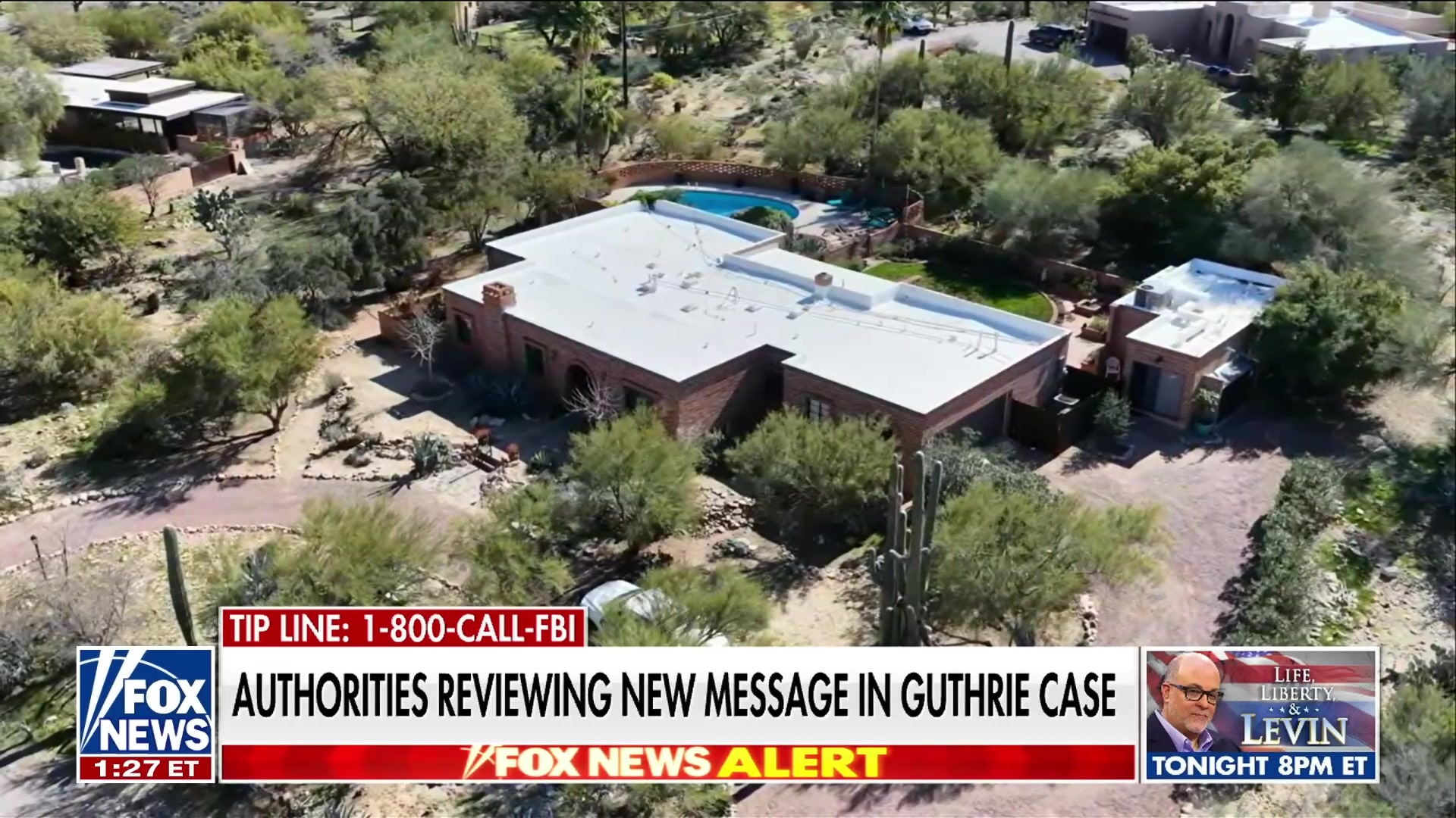 FBI conducts intense search at Nancy Guthrie's Tucson home, gathering evidence around the property