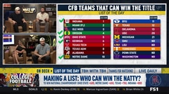 Georgia, Ohio State, and Oregon lead national championship favorites