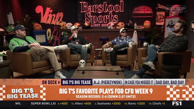 Big T reveals his College Football Week 9 big tease picks