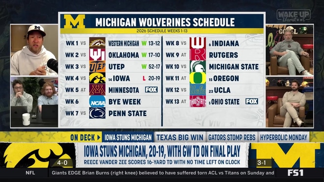 Dave Portnoy reacts to Michigan's devastating loss to Iowa