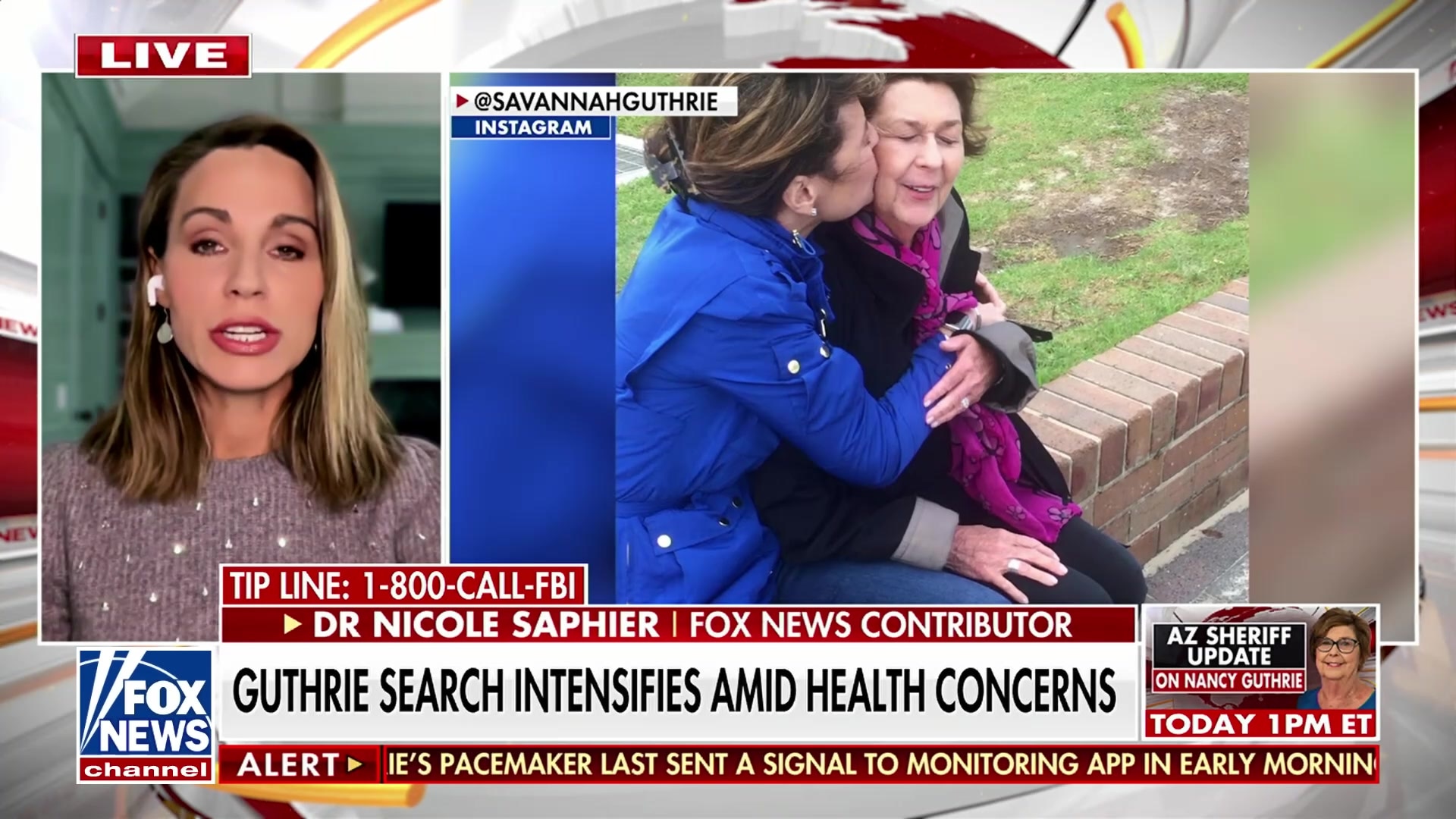 Nancy Guthrie's health critical without daily medication, says Dr. Saphier