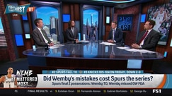 Nick Wright says Knicks are heavily favored for finals win