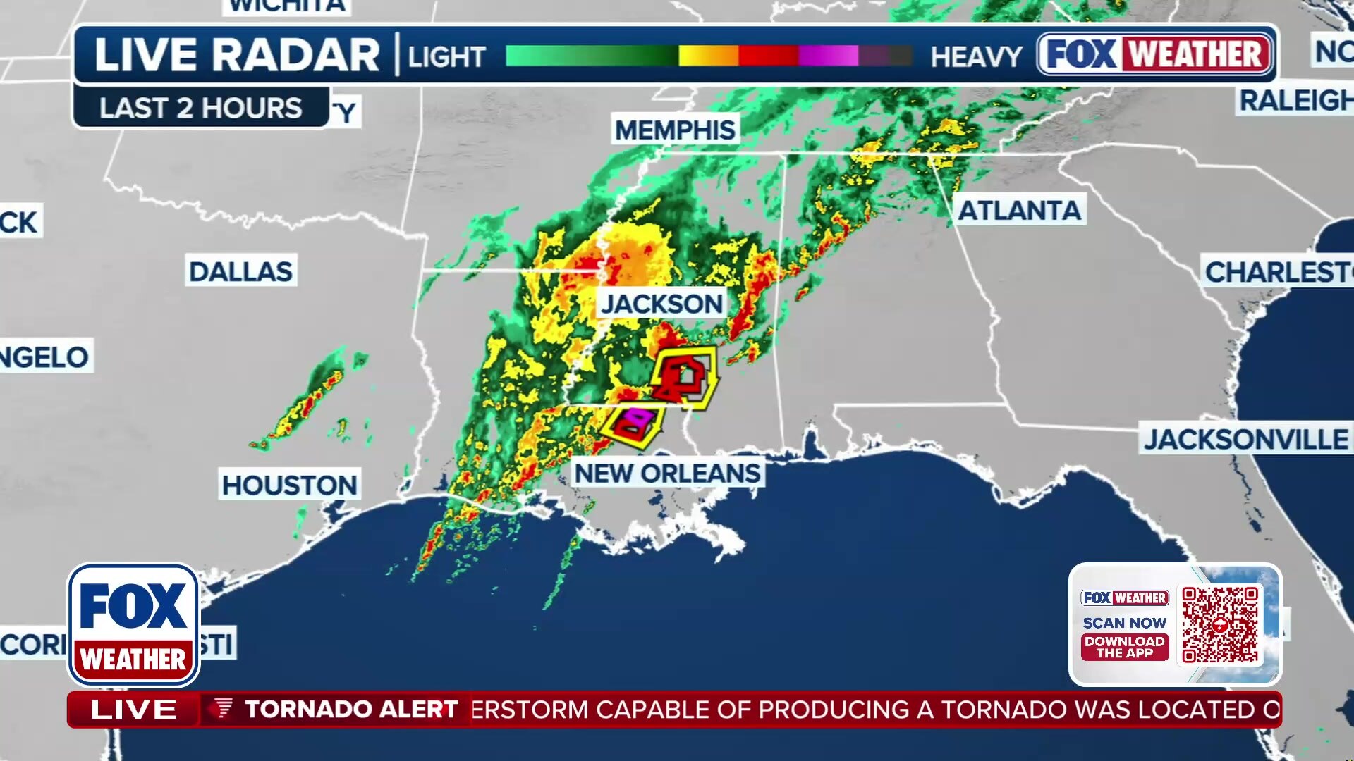 Watch Confirmed tornado alert issued for Louisiana storms - Fox Weather ...